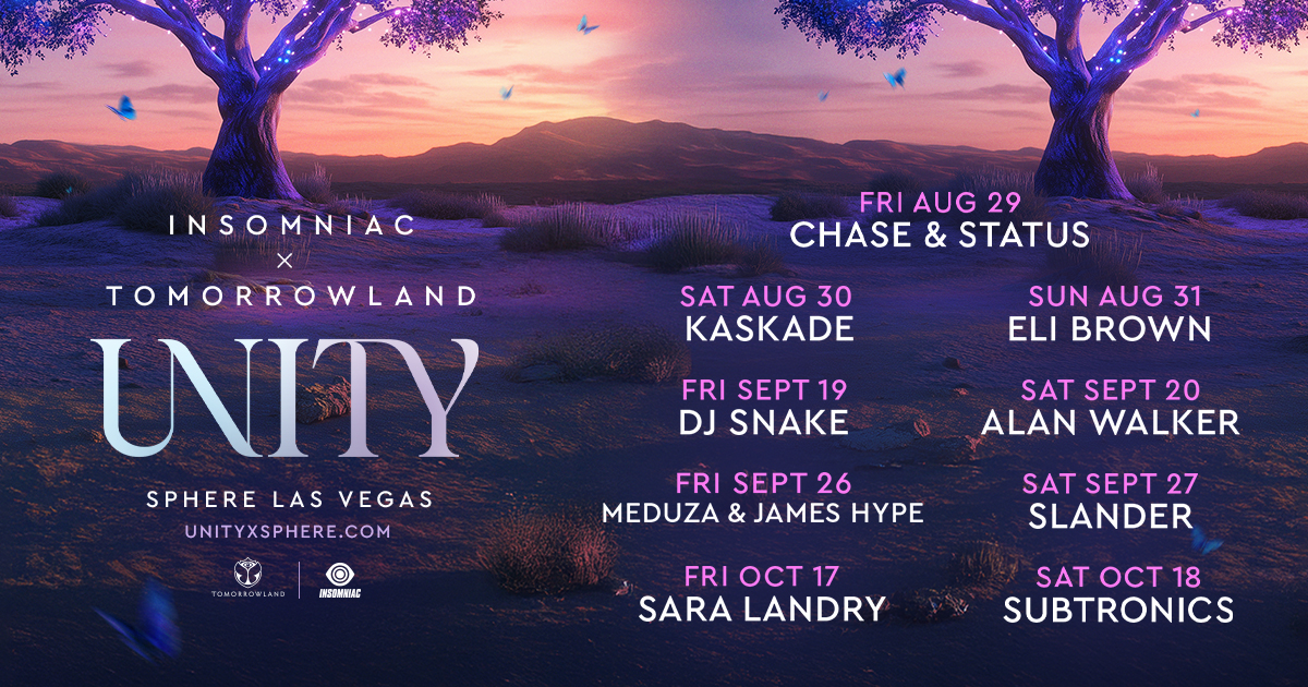 UNITY: Insomniac & Tomorrowland Collaboration at Sphere Las Vegas
